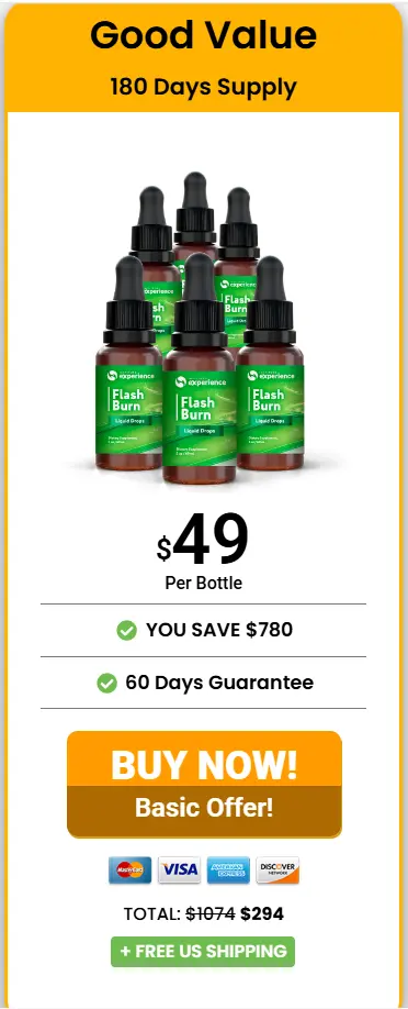 Flash Burn 6 bottles